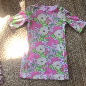 Girls Lilly Pulitzer velour dress